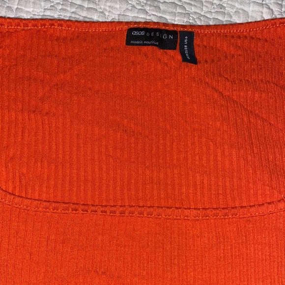 ASOS design orange crop top - Picture 2 of 2